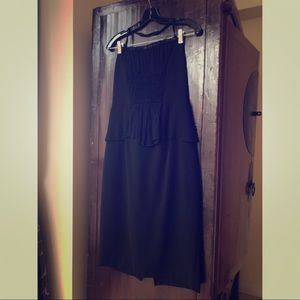 Black strapless “Black Halo” dress - size L